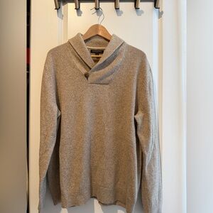 Banana Republic Men's Tan Cowlneck Sweater